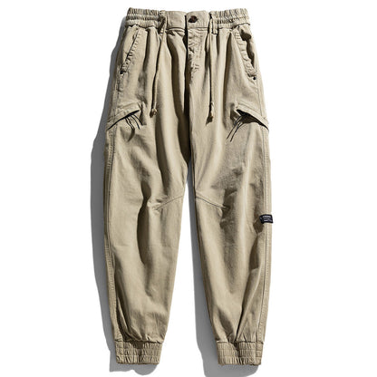 Herren Cargo-Hose Bequem Elastisch Mit Viel Taschen - BerlinGlamour