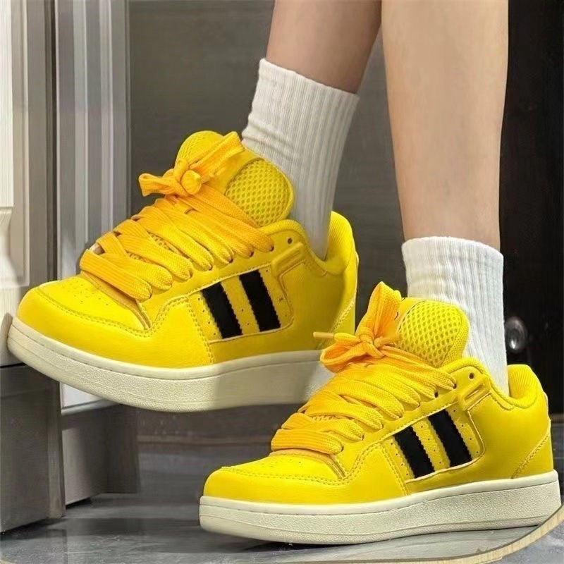 Damen Sneaker Sportlich Atmungsaktiv Mesh Schnürschuhe - BerlinGlamour