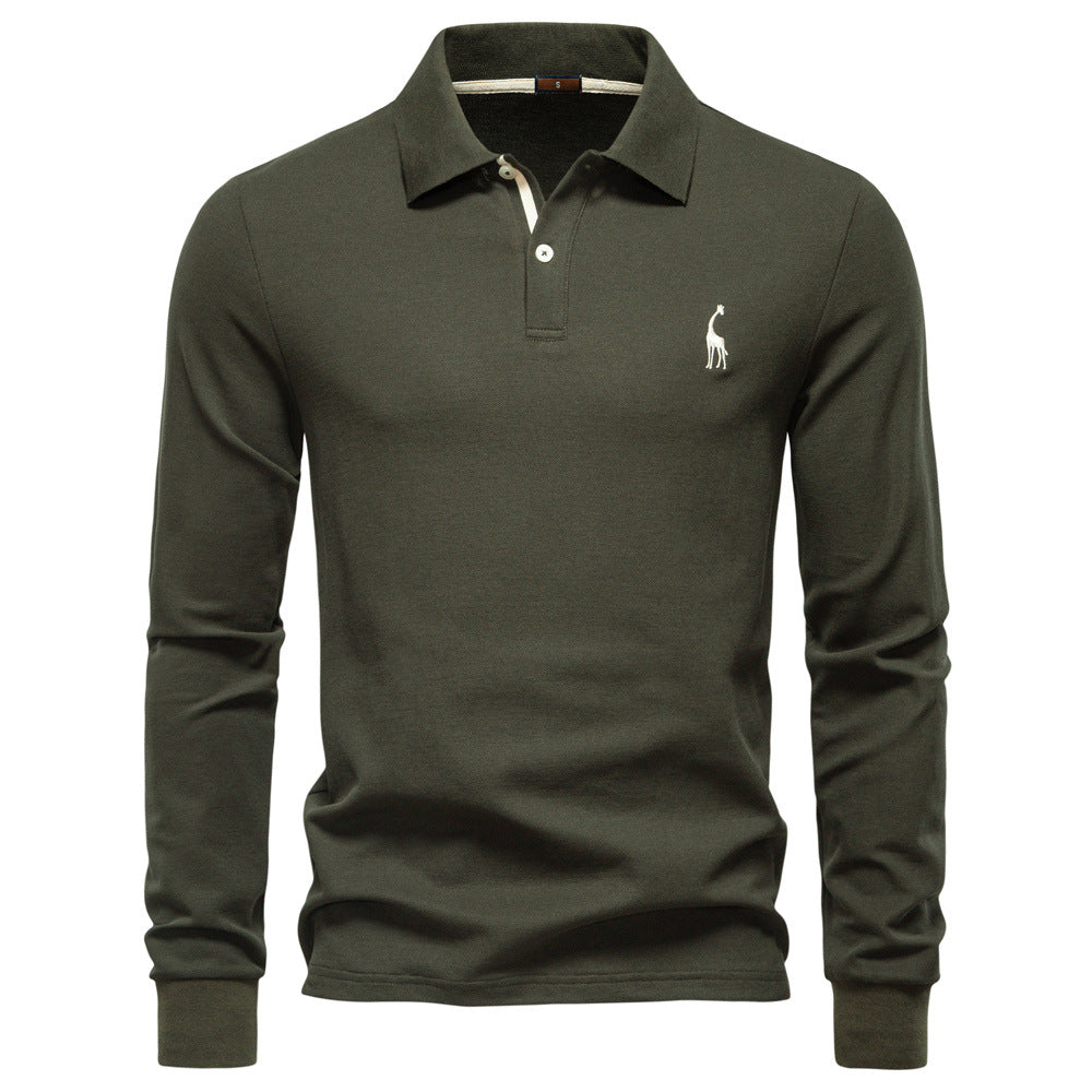 Herren Poloshirt Klassisch Modern Kontrastkragen