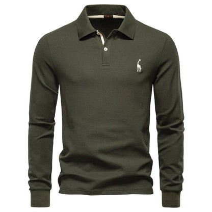Herren Poloshirt Klassisch Modern Kontrastkragen