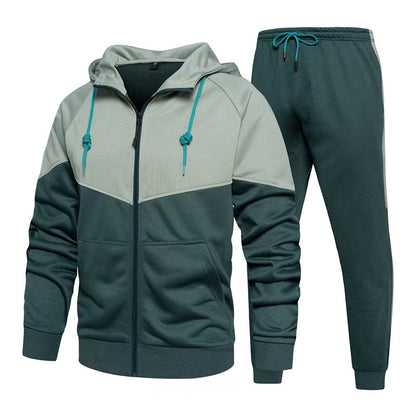 Herren Fleece Jogginganzug Sportlich Bequem