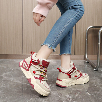 Damen Sneaker High-Top bequem mit Dämpfung