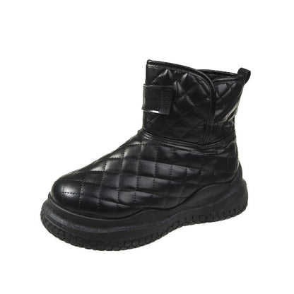 Damen Winterstiefel Warm Isoliert mit Sohle