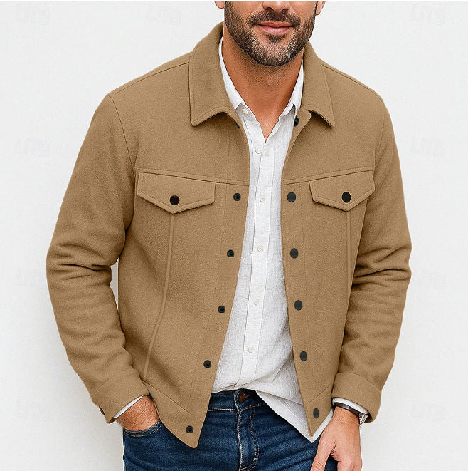 Herren Steppjacke Modern mit Futter und vielen Taschen