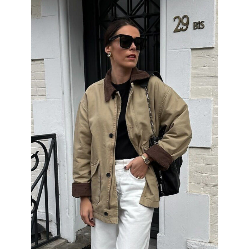 Damen Arbeitsjacke Stilvoll Elegant Berlin - BerlinGlamour