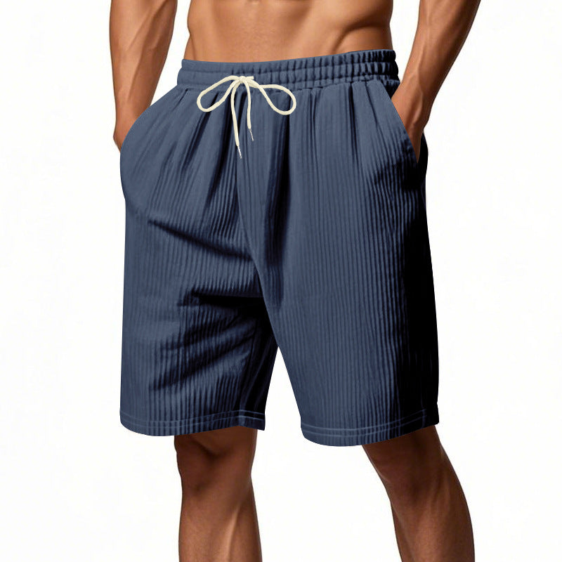 Herren Shorts Bequem Elastisch Mit Seitentaschen