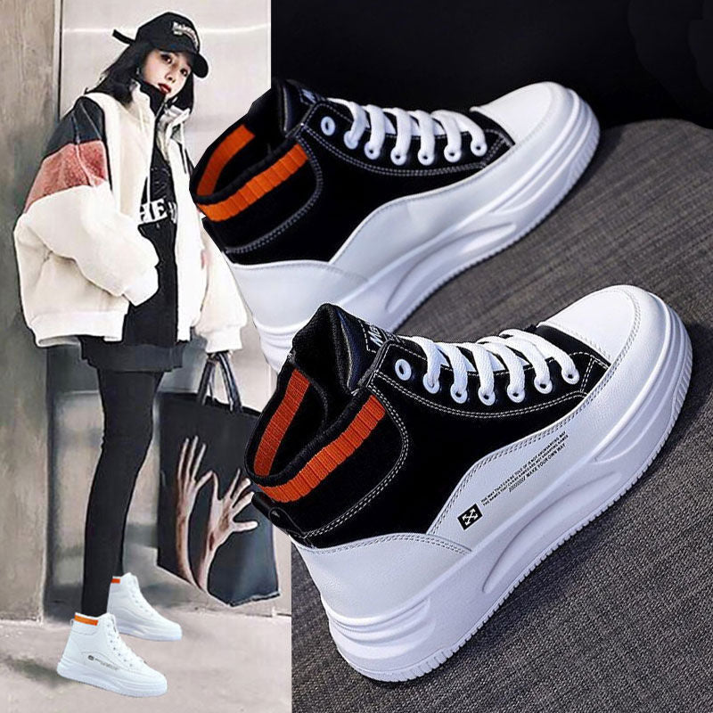 Damen Sneaker Hochtop Weich Bequem Modern Damen Schuhe