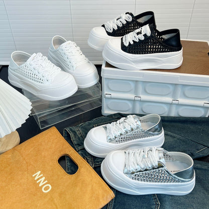 Damen Sneaker Sportlich Leicht Mesh-Design Komfortschuhe