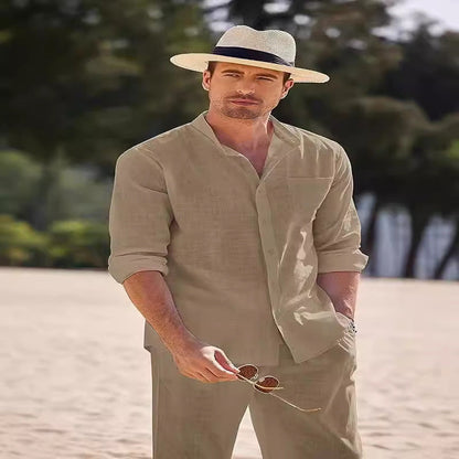 Herren Hemd Langarm Elegant mit passender Hose