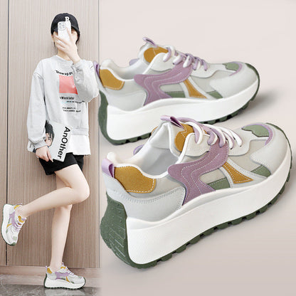 Damen Sneaker Sportlich Chunky Rutschfest Bequem - BerlinGlamour