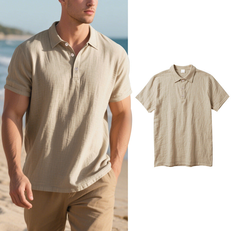 Herren Poloshirt Kurzarm Baumwolle Klassisch Modern