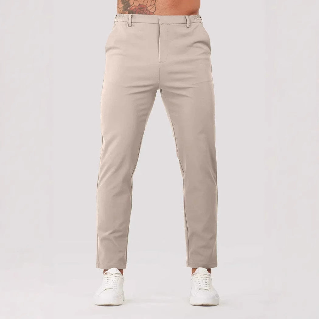 Herren Chino-Hosen Elegant Bequem Slimfit - BerlinGlamour
