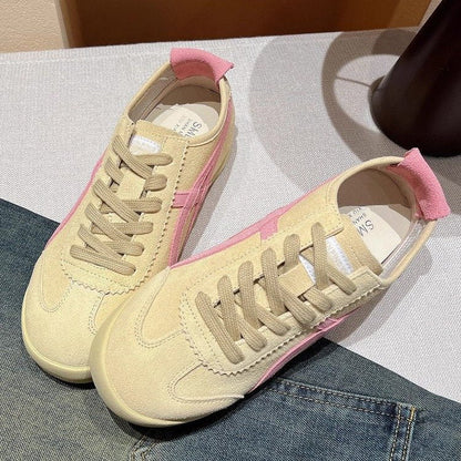 Damen Sneaker Sportlich Atmungsaktiv Weiße