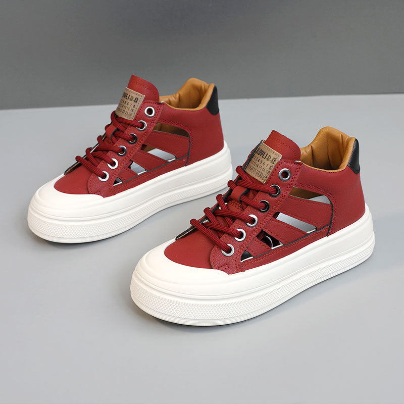 Damen Sneaker High-Top atmungsaktiv rutschfest