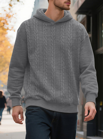 Herren Kapuzensweater Strick Modern Sportlich