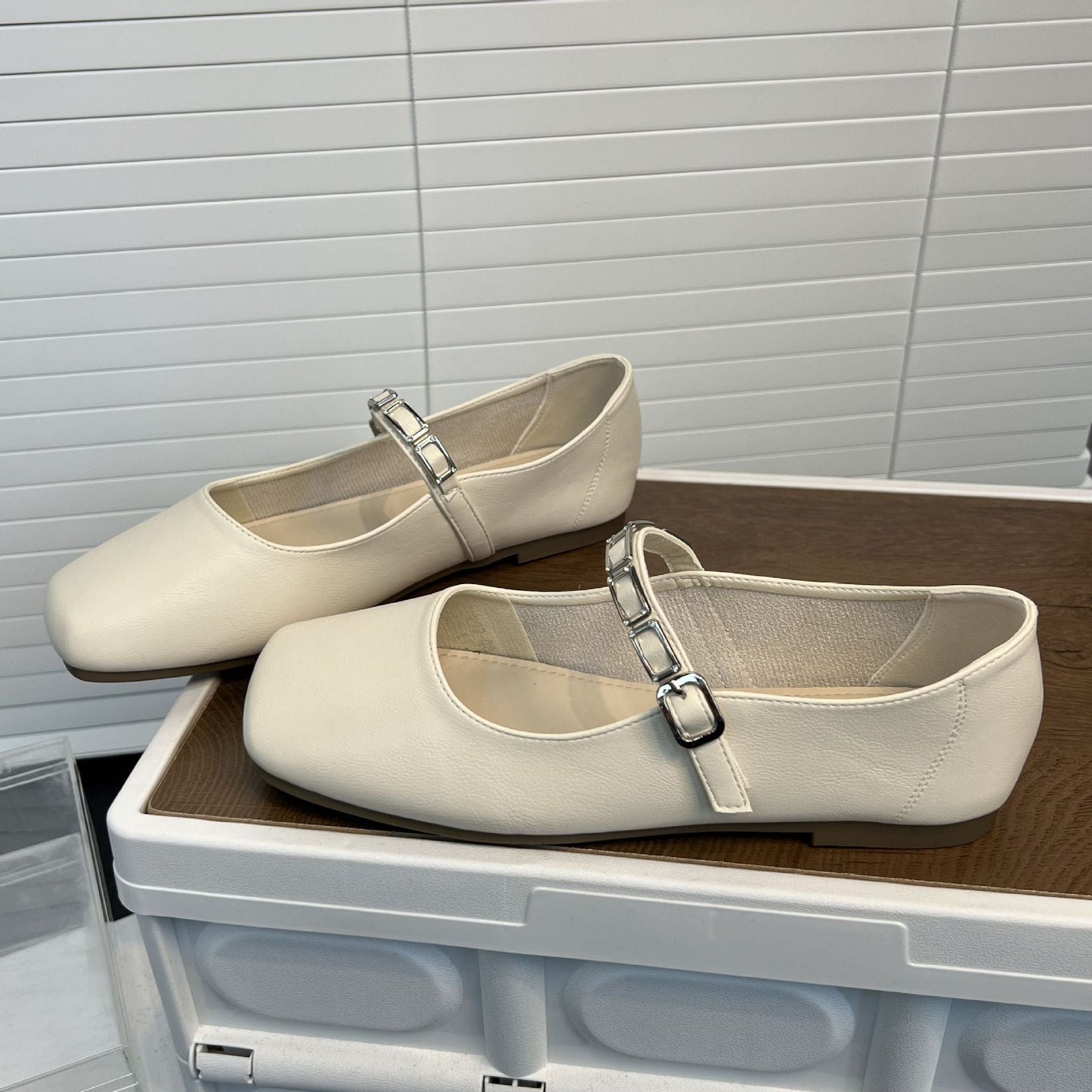Damen Ballerinas Elegante Riemen Schuhe Weich - BerlinGlamour