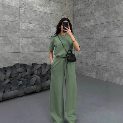 Damen Jumpsuit Weites Bein Stilvoll Komfortabel