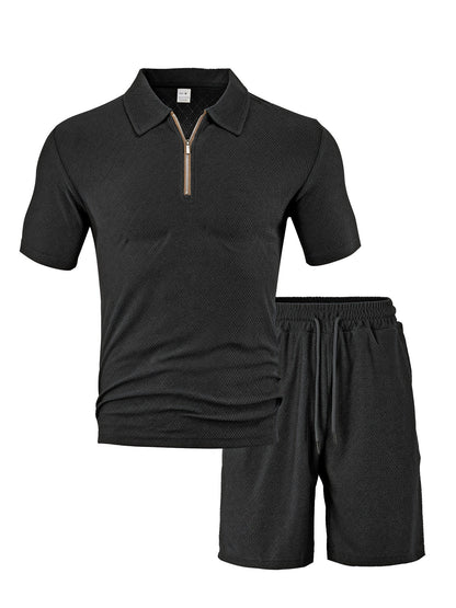 Herren Sportset Kurzarm Baumwolle Modern