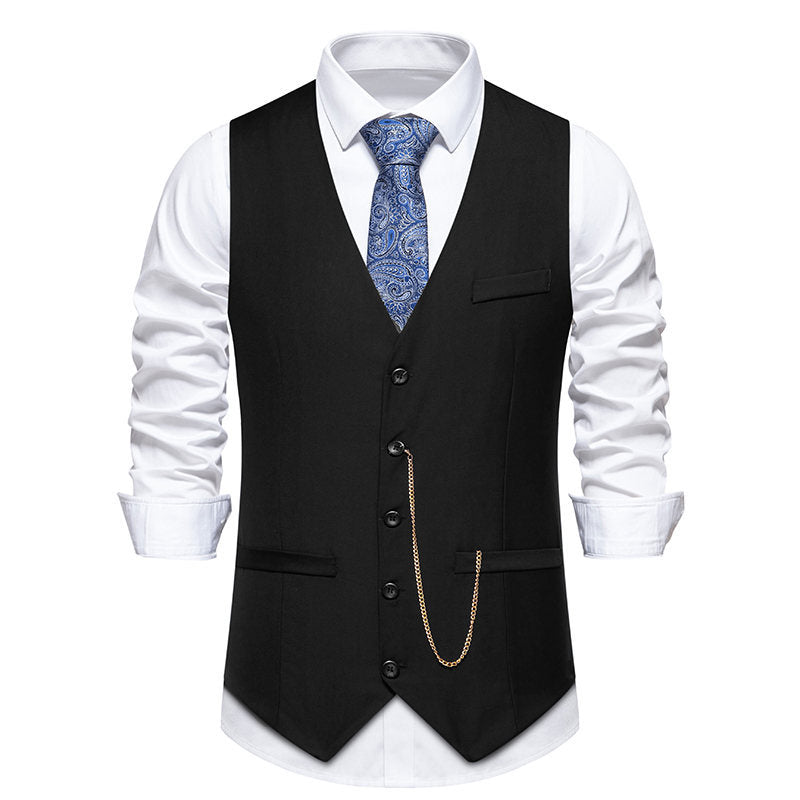 Herren Anzugweste Elegant Klassisch Mit Modernem Style