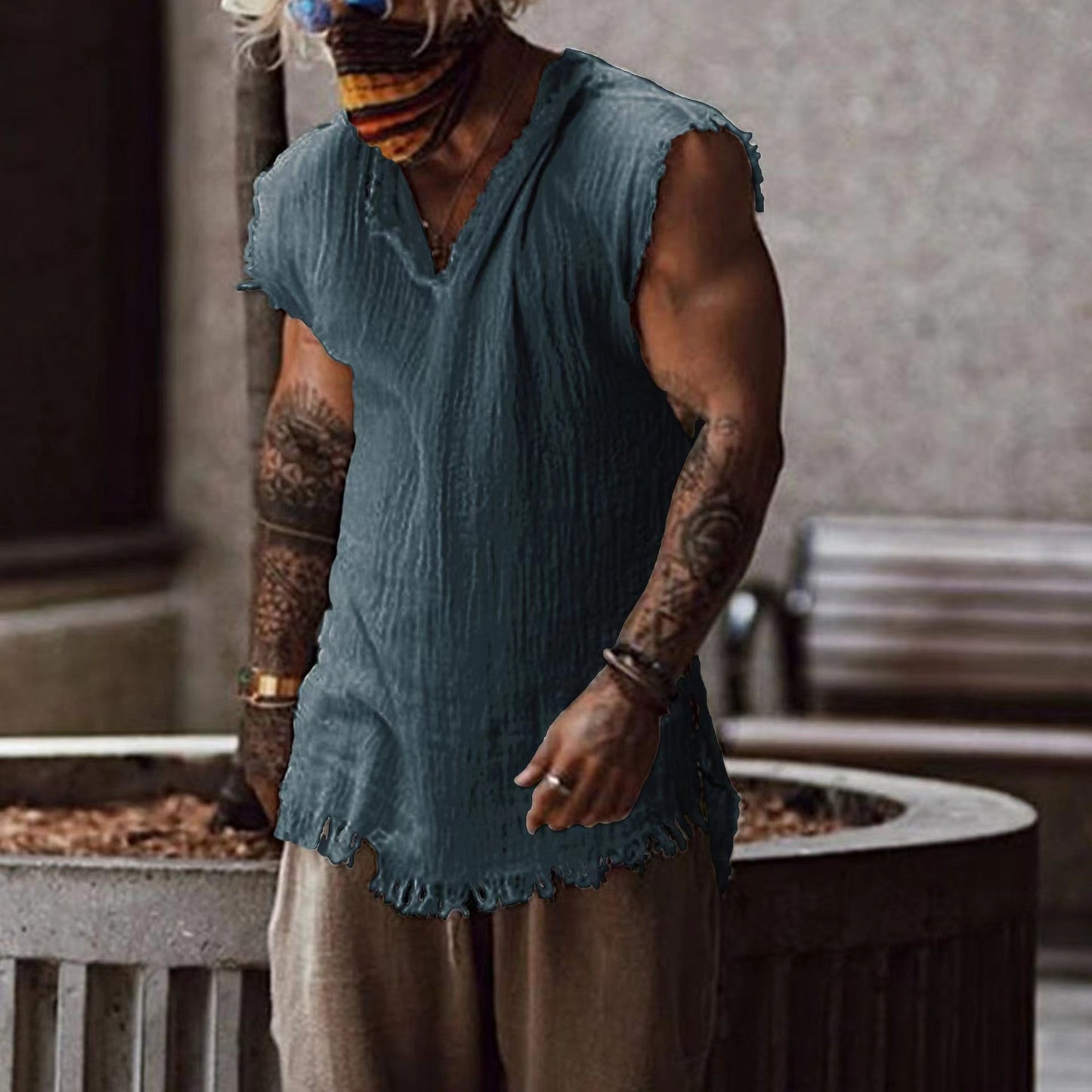 Großes Herren T-Shirt Oversized Casual Style