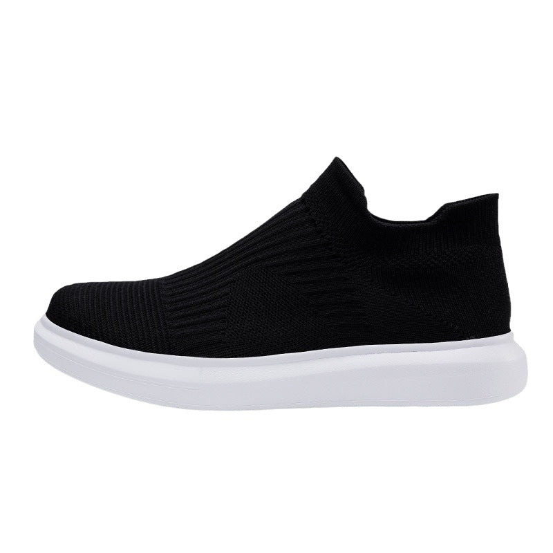 Damen Strick-Sneaker Hoch Modisch Flexibel - BerlinGlamour