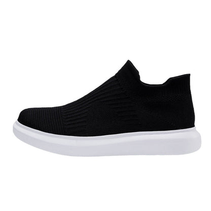 Damen Strick-Sneaker Hoch Modisch Flexibel - BerlinGlamour