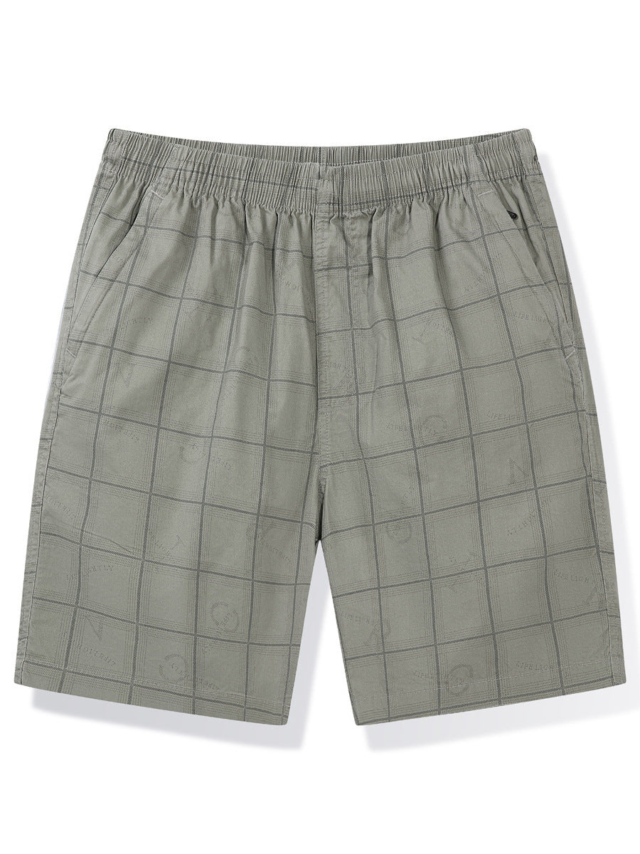 Herren Shorts Karo Modern Lässig Sommer