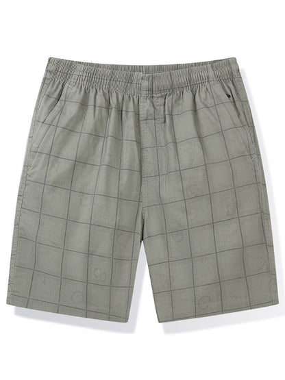 Herren Shorts Karo Modern Lässig Sommer