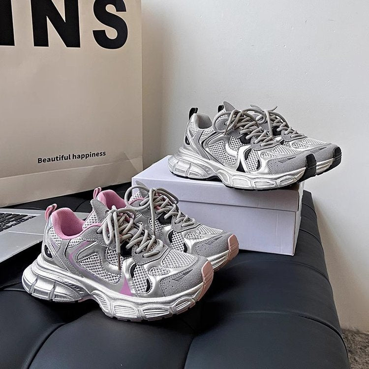 Damen Sneaker Laufschuhe Atmungsaktiv Komfortabel