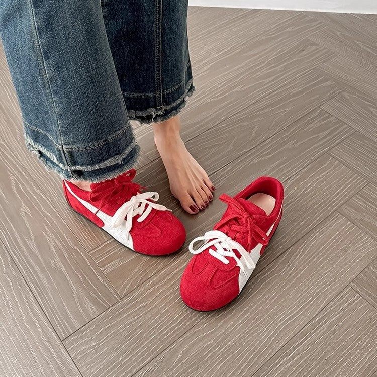 Damen Sneaker Sportlich Bequem Atmungsaktiv Freizeit
