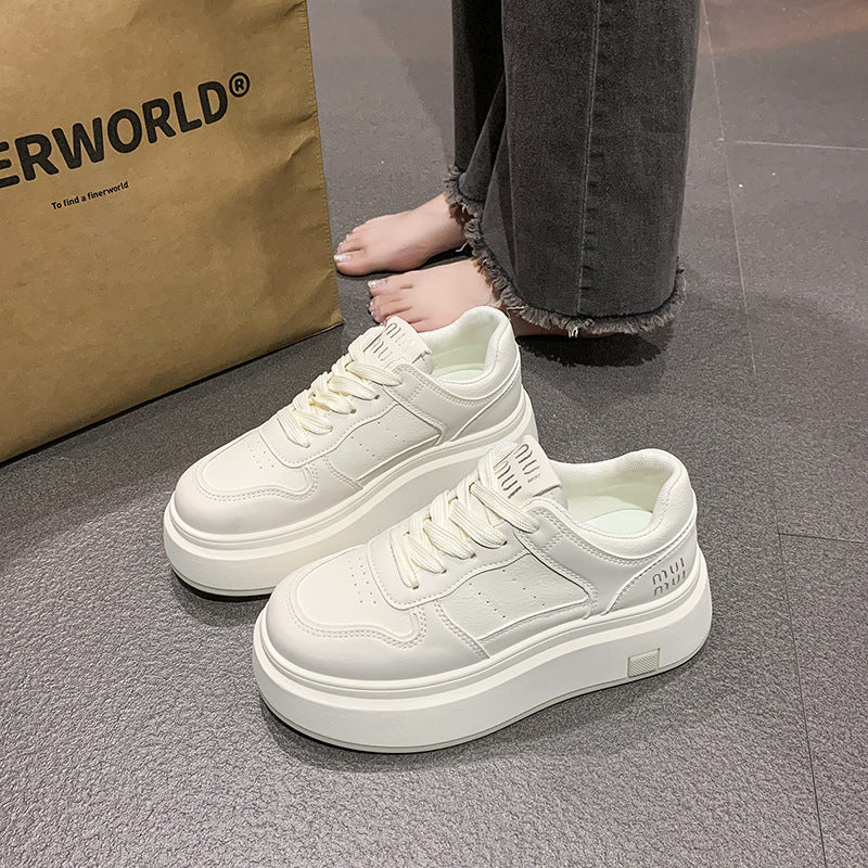 Damen Plateau Sneaker Bequem Atmungsaktiv Komfortabel