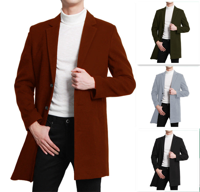 Herren Blazer Modern Lang Schnitt Doppelter Knopf - BerlinGlamour