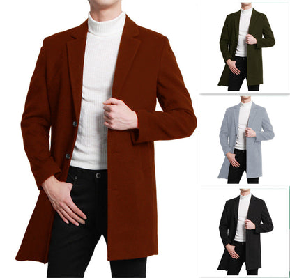 Herren Blazer Modern Lang Schnitt Doppelter Knopf - BerlinGlamour