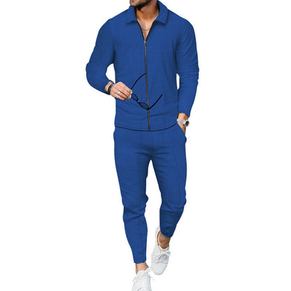 Herren Trainingsanzug Sportlich Elegant Reißverschluss