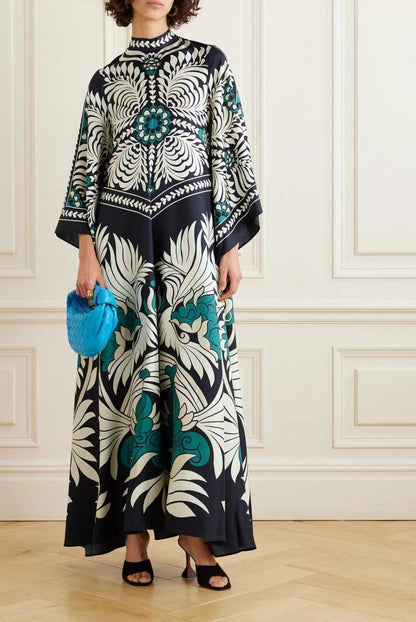 Viertelarmkleid mit Druck Damen Geschenk Berlin