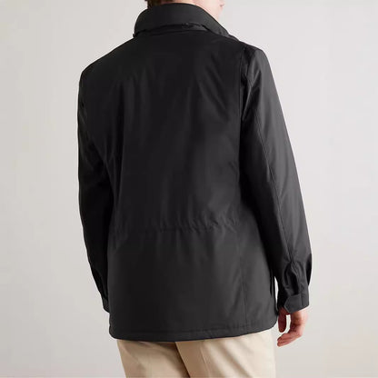 Herren Übergangsjacke mit Kragen und Taschen