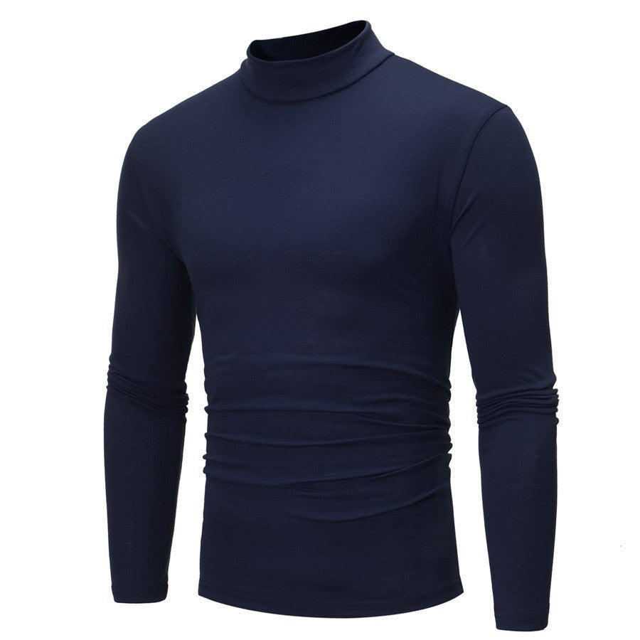 Herren Pullover Rollkragen Slim Fit Edel