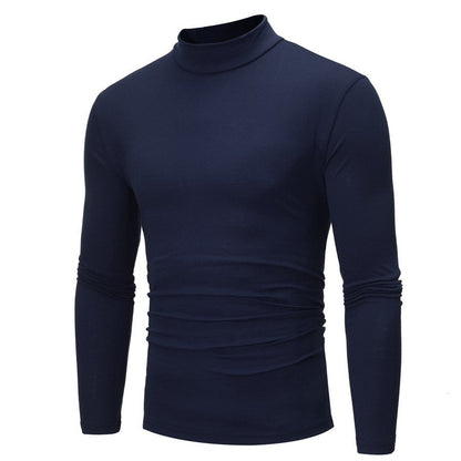 Herren Pullover Rollkragen Slim Fit Edel