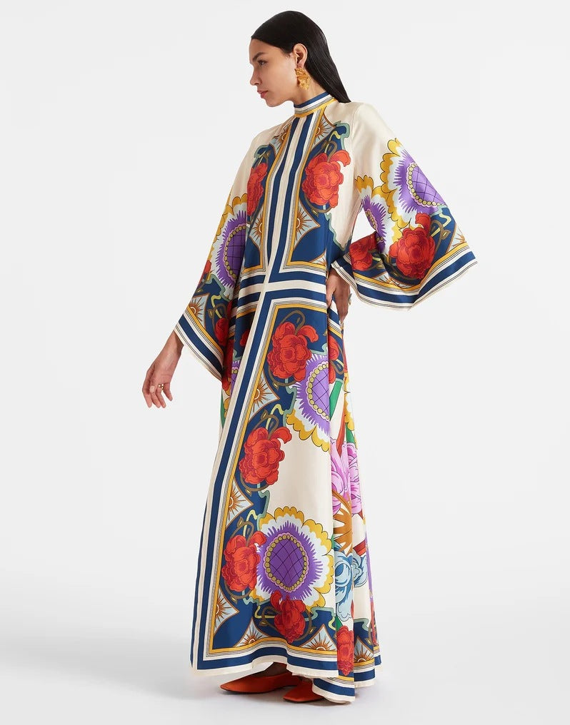 Viertelarmkleid mit Druck Damen Geschenk Berlin