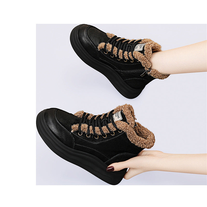 Damen Winterstiefel Kuschelig Rutschfest Schnee