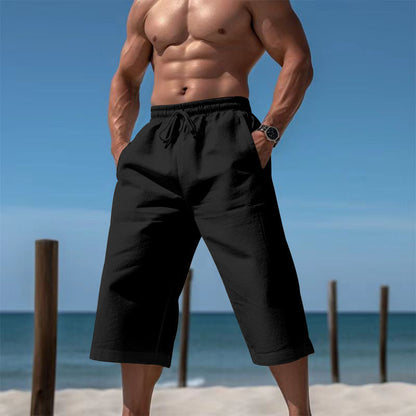 Herren Sommer-Shorts Bequem Elastisch Mit Taschen