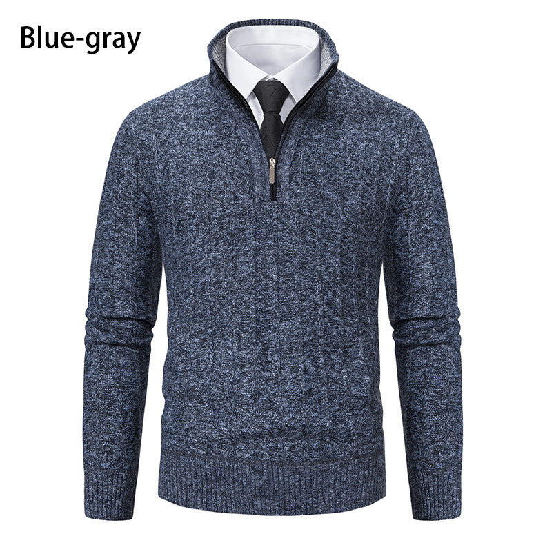 Herren Pullover Strick Reißverschluss Modern Berlin