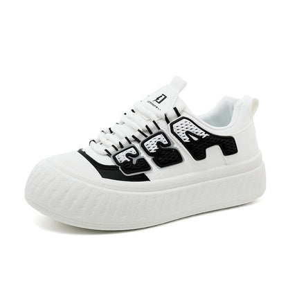 Damen Plateau Sneaker Hoch Modisch Stoßdämpfend - BerlinGlamour