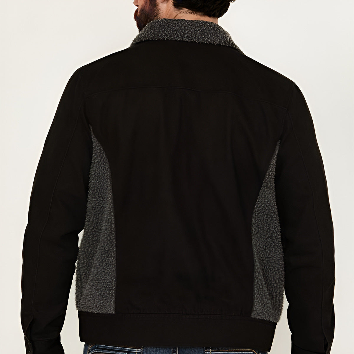 Herren Fleecejacke Lässig Mit Kapuze Modern
