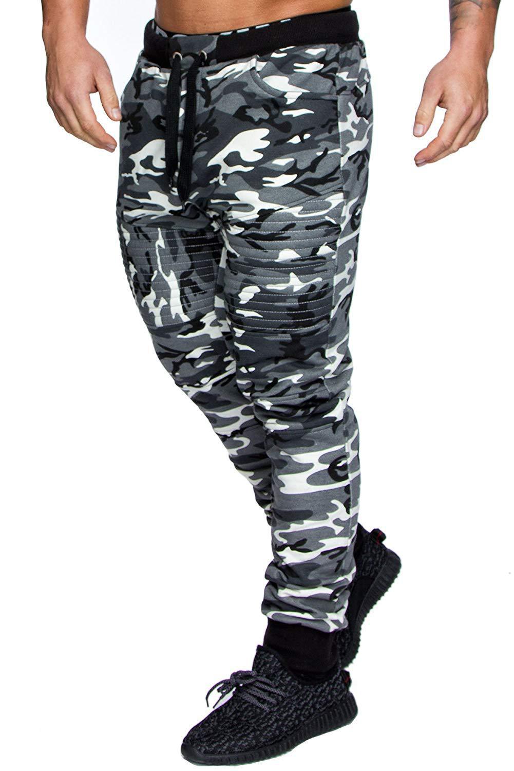 Herren Jogginghose Slim Fit Sportlich Mit Struktur