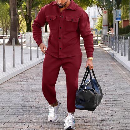 Herren Freizeitjacke Lässig Mit Taschen Bequem