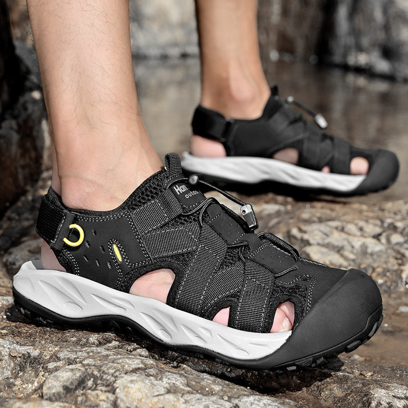 Damen Outdoor-Sandalen Sportlich Rutschfest Mit Fersenhalt
