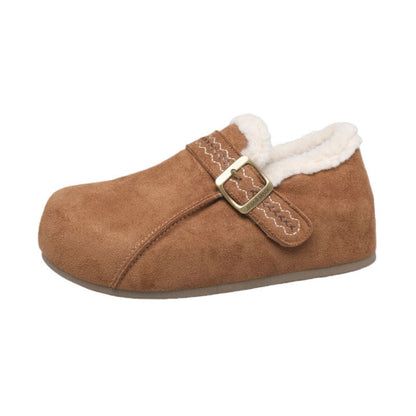 Damen Clogs Fleece gefüttert Warme Hausschuhe