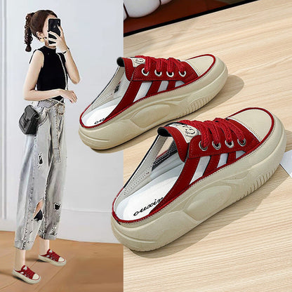 Damen Sneaker Slingback Lässig atmungsaktiv Rutschfest - BerlinGlamour