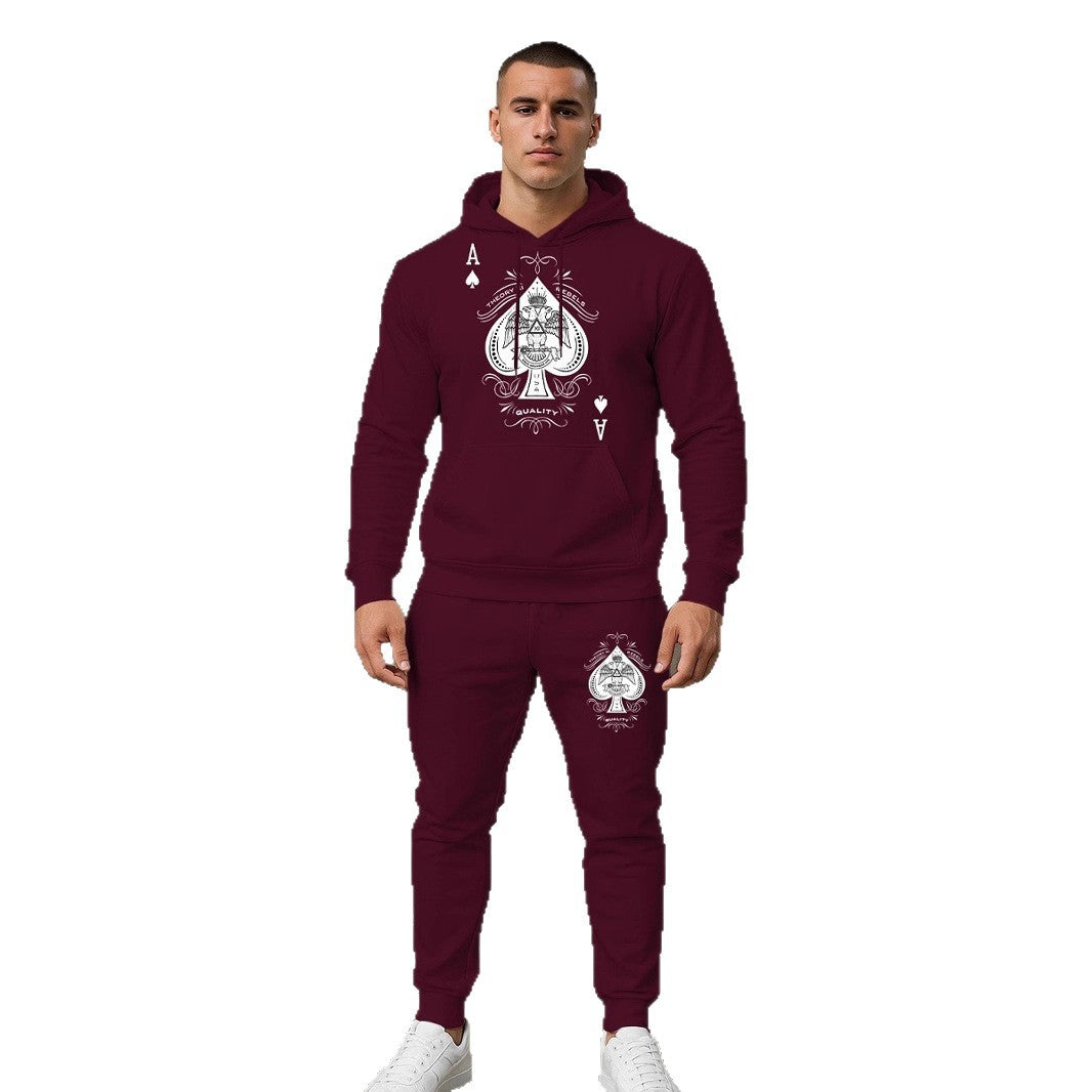 Herren Hoodie Sportlich mit Grafik-Design